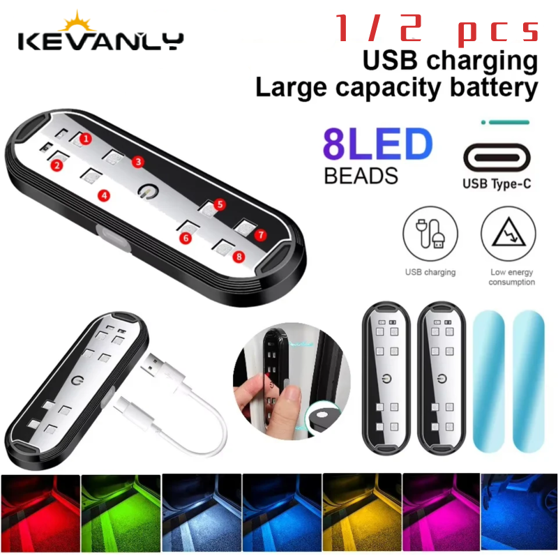 Car Door Lights LED Colorful F - Emergency Exit Sign review and price