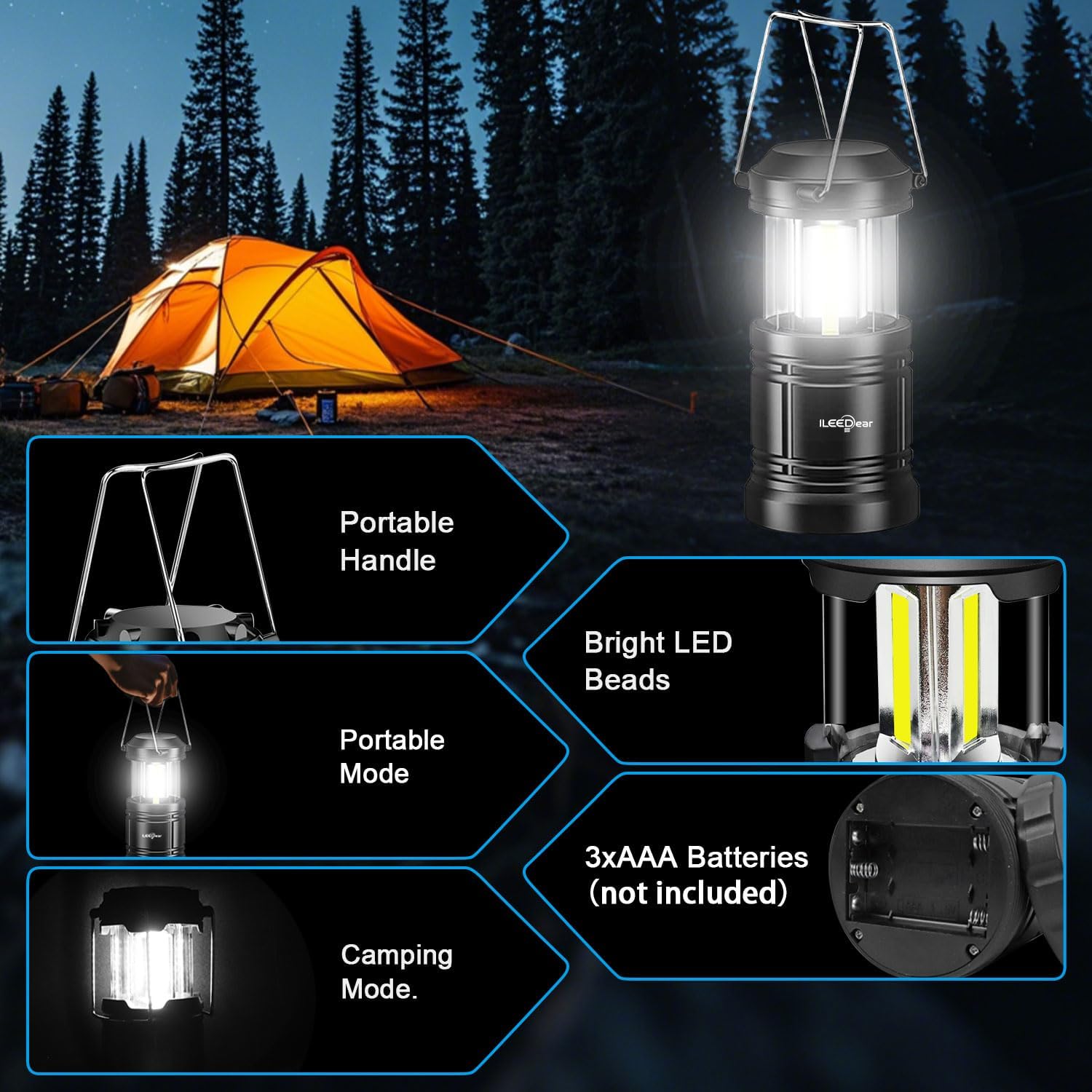 LED Camping Lantern, Battery O - Power Outage Light review and price
