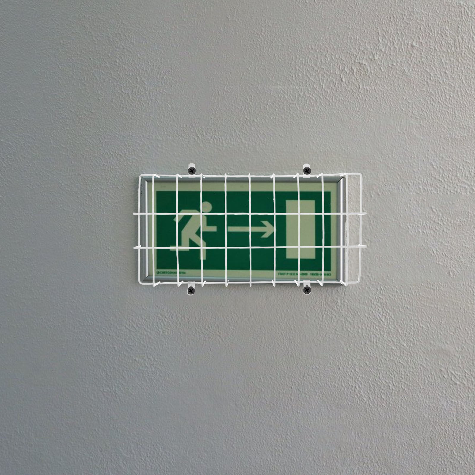 Emergency Light Metal Wire Gua - Emergency Exit Sign review and price