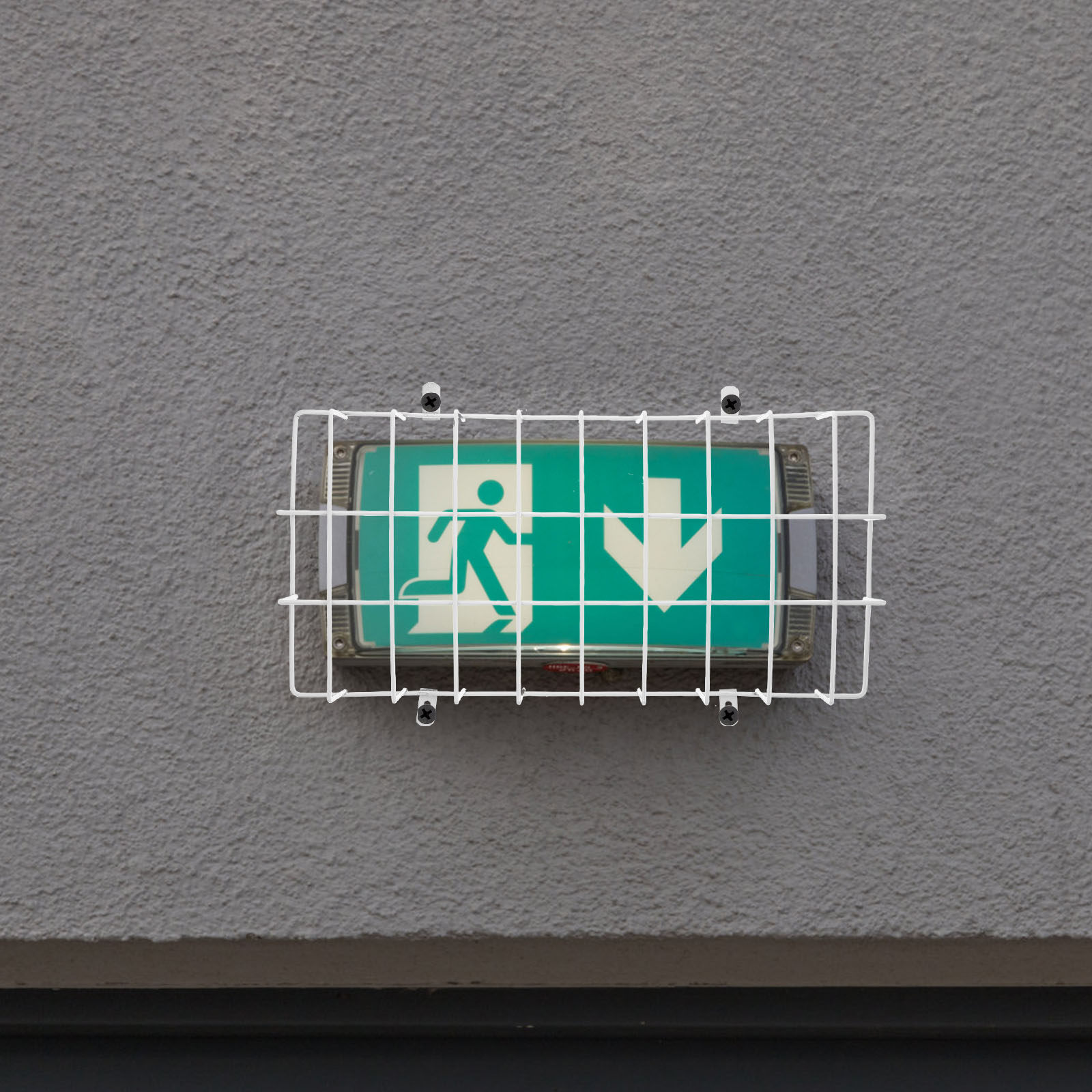 Emergency Light Metal Wire Gua - Emergency Exit Sign review and price
