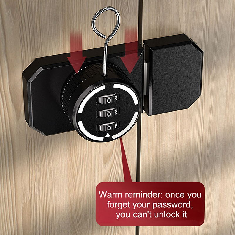 1 Set No-Punch Combination Doo - Medicine Cabinet Lock review and price