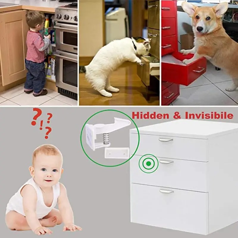 10pcs Baby Cabinet Locks Invis - Medicine Cabinet Lock review and price