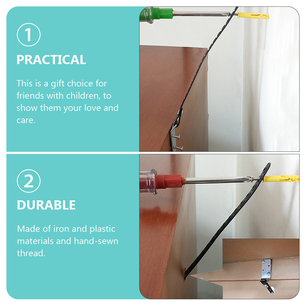 2pcs Anti Tip Earthquake Strap - Earthquake Anchor Strap review and price