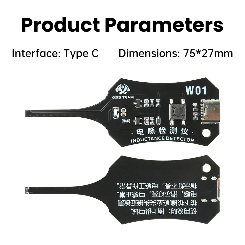 W01 Type C Inductance Tester M - Co Detector Plug review and price