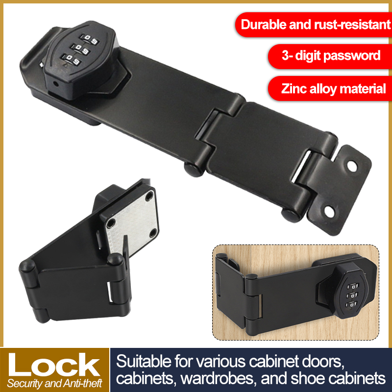 Black/Silver Zinc Alloy 3-digi - Medicine Cabinet Lock review and price