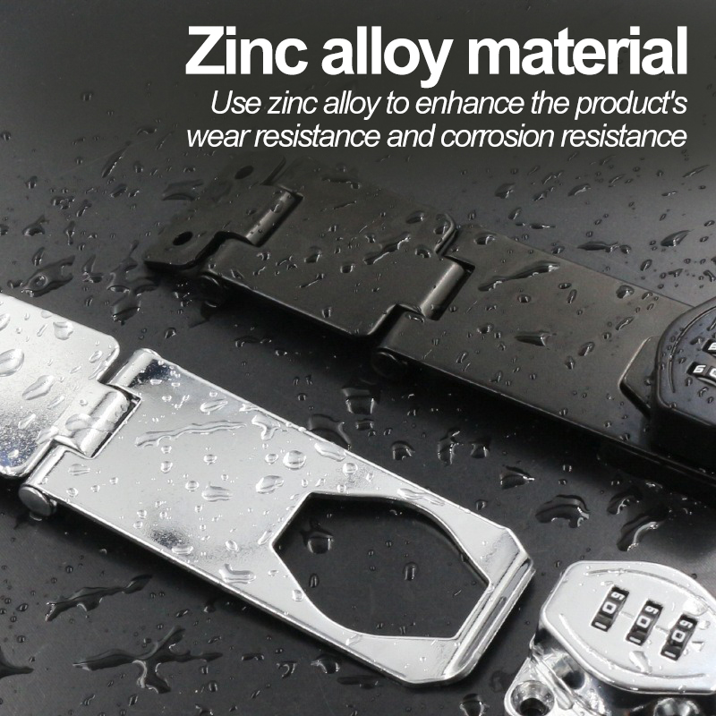 Black/Silver Zinc Alloy 3-digi - Medicine Cabinet Lock review and price