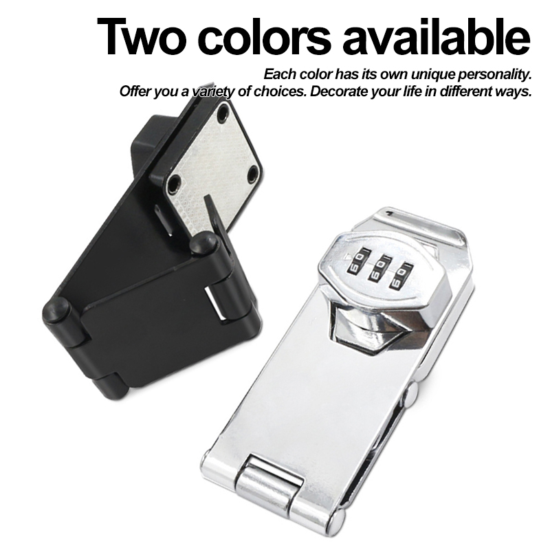 Black/Silver Zinc Alloy 3-digi - Medicine Cabinet Lock review and price
