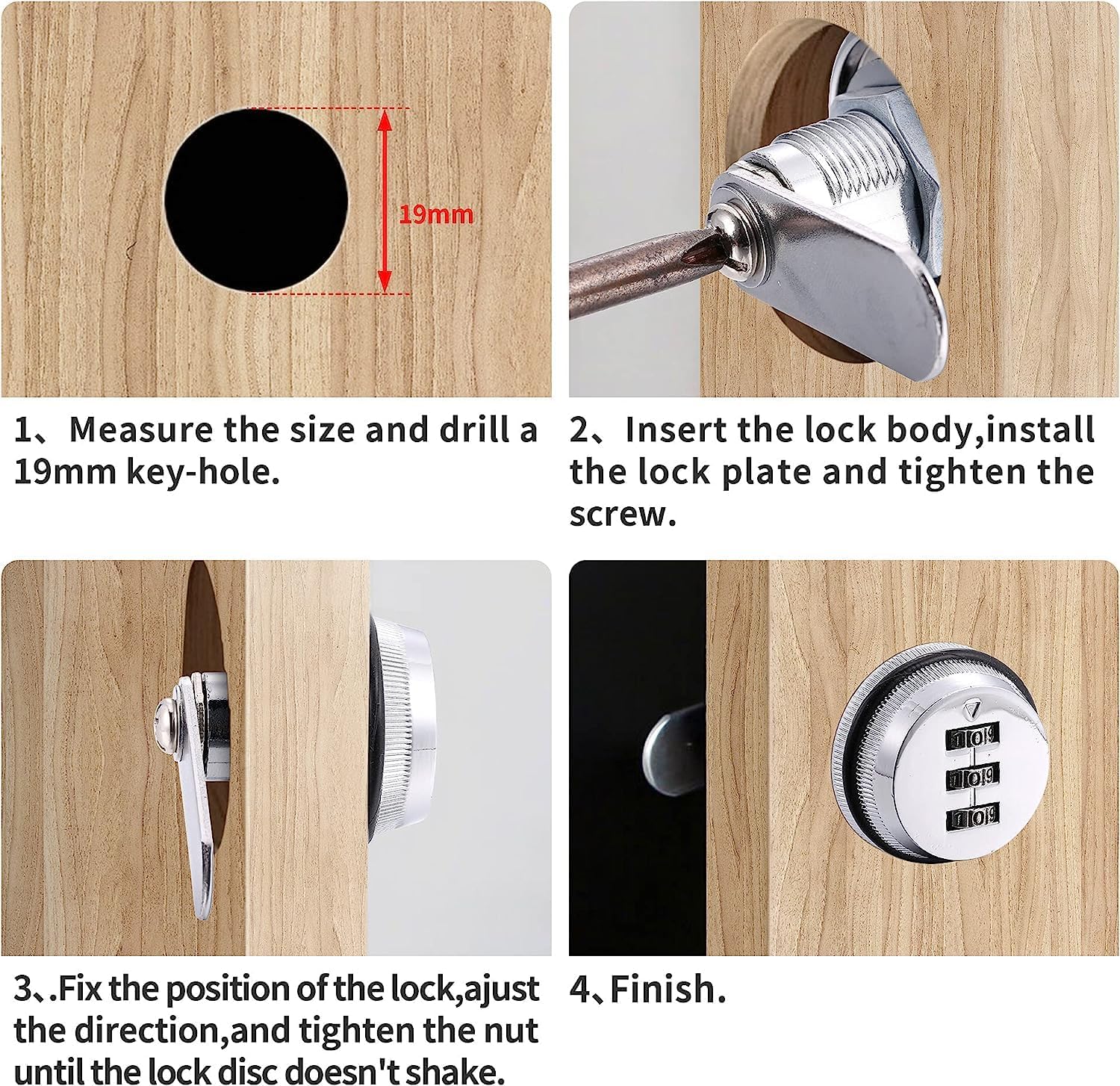 Combination Cabinet Cam Lock,  - Medicine Cabinet Lock review and price