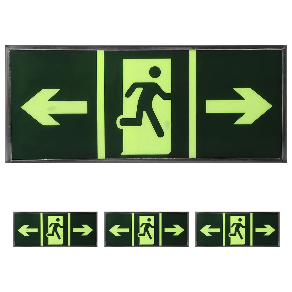 4Pcs Safety Exit Sign Stickers - Emergency Exit Sign review and price