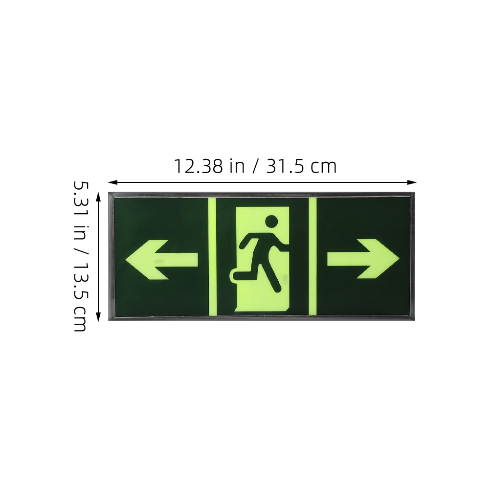 4Pcs Safety Exit Sign Stickers - Emergency Exit Sign review and price