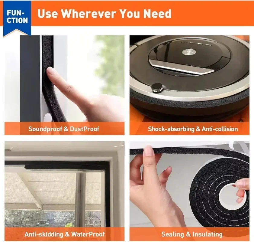 16pcs Resilience Seal Tape Sel - Window Lock Bar review and price