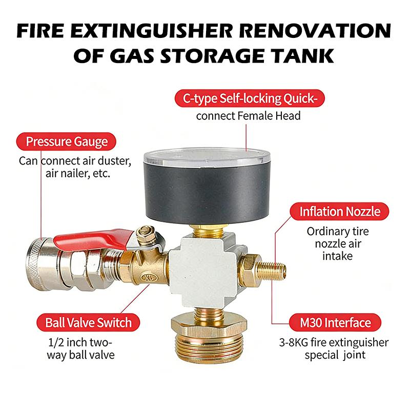 Small Air Tank Pressure Adapte - Fire Extinguisher Small review and price