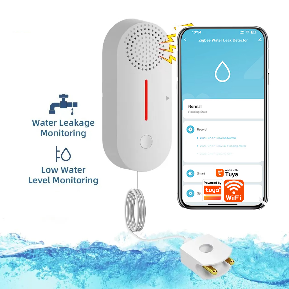 Tuya WiFi water leakage sensor - Water Alarm Sensor review and price